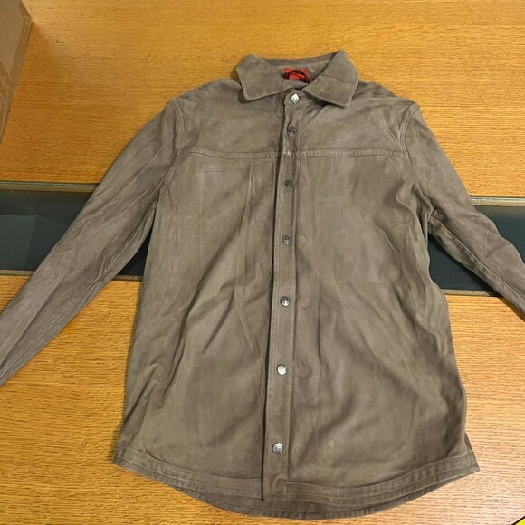 Isaia Suede Jacket - Picture 1 of 6